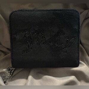 Juicy Couture Black Velvet Wallet